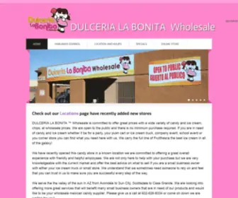 Labonitadulceria.com(      Dulceria La Bonita Wholesale) Screenshot