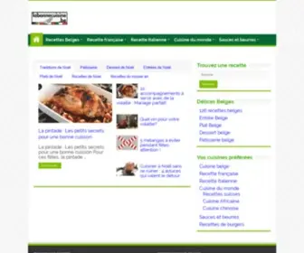 Labonnecuisine.be(La Bonne Cuisine Belge et du Monde) Screenshot