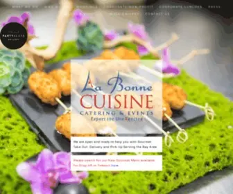 Labonnecuisine.com(La Bonne Cuisine Catering and Events) Screenshot