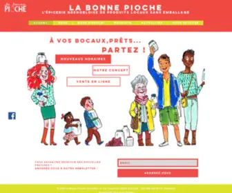 Labonnepiochegrenoble.com(La Bonne Pioche Grenoble : épicerie de produits locaux sans emballage) Screenshot