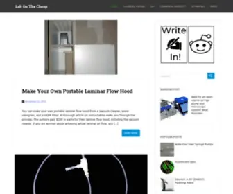 Labonthecheap.com(Lab On The Cheap) Screenshot