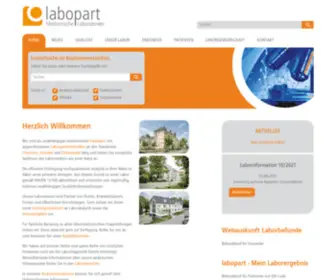 Labopart.de(Medizinische Laboratorien Dresden) Screenshot