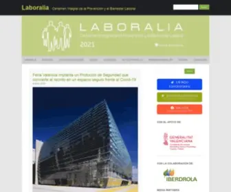 Laboralia.es(Certamen Integral de la Prevención y el Bienestar Laboral) Screenshot