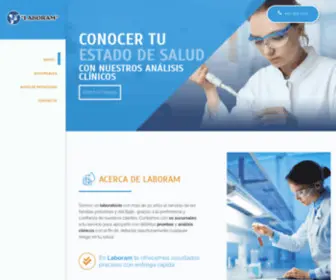 Laboram.com.mx(Laboratorio) Screenshot