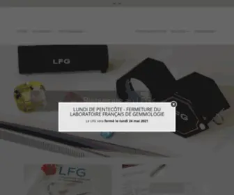 Laboratoire-Francais-Gemmologie.fr(Accueil) Screenshot