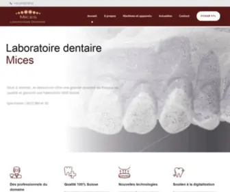 Laboratoire-Mices.ch(Accueil) Screenshot