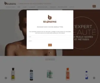 Laboratoires-Biopharma.com(L'expert beauté des peaux noires et metissées) Screenshot