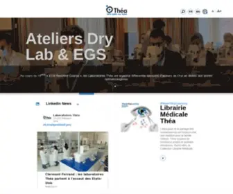 Laboratoires-Thea.com(THEA) Screenshot
