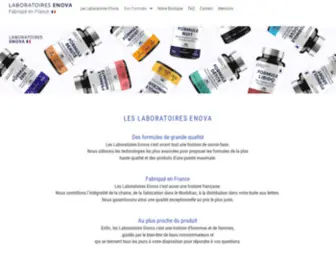 Laboratoiresenova.com(Laboratoires Enova) Screenshot