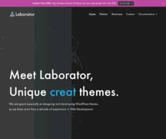 Laborator.co(Premium WordPress themes that make sense) Screenshot