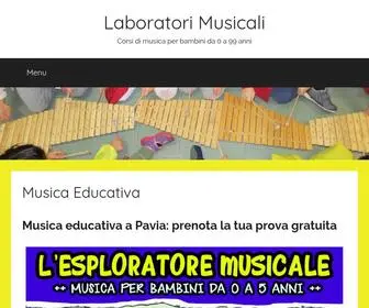 Laboratorimusicali.org(Musica Educativa) Screenshot