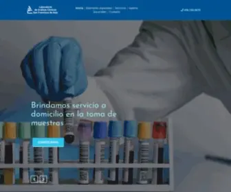 Laboratorioclinicosanfcodeasis.com(Análisis) Screenshot