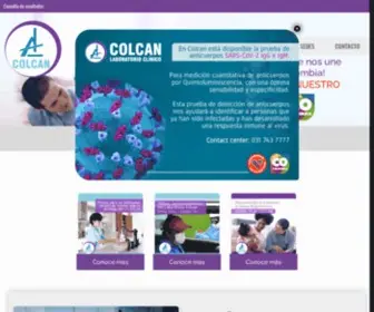 Laboratoriocolcan.com(Laboratorio clínico COLCAN) Screenshot