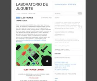 Laboratoriodejuguete.com(Laboratorio de Juguete) Screenshot