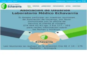 Laboratorioechavarria.com(Laboratorio Echavarría) Screenshot