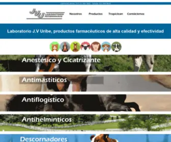 LaboratoriojVuribe.com(Laboratorio JV Uribe) Screenshot