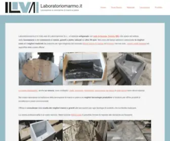 Laboratoriomarmo.it(Lavorazione e commercio di marmi e pietre) Screenshot