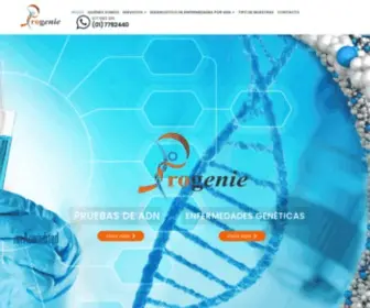 Laboratorioprogenie.com(Pruebas de ADN) Screenshot