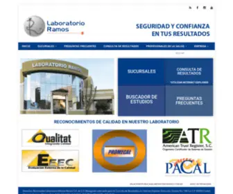 Laboratorioramos.com.mx(Laboratorio Ramos) Screenshot