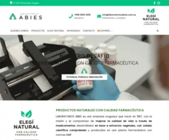 Laboratoriosabies.com(Productos naturales con calidad farmacéutica) Screenshot