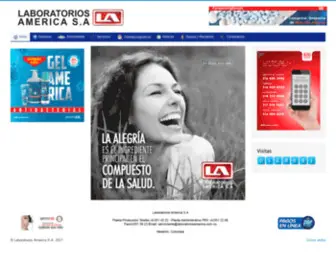 Laboratoriosamerica.com.co(Smart Agency) Screenshot