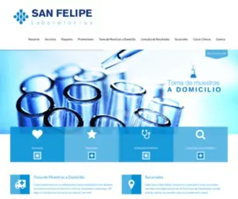 Laboratoriosanfelipe.com(Laboratorio San Felipe) Screenshot