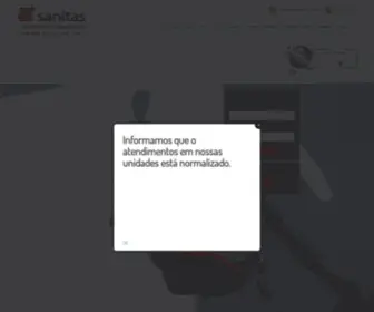 Laboratoriosanitas.com.br(Sanitas) Screenshot