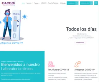 LaboratoriosdaCDoi.com(Laboratorios DACDOI) Screenshot