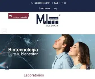 Laboratoriosmohama.com(Laboratorios Mohama) Screenshot