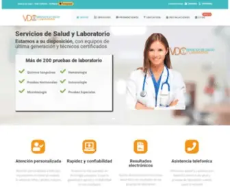 Laboratoriovdc.com(Servicio de Salud y Laboratorio VDC PTY) Screenshot