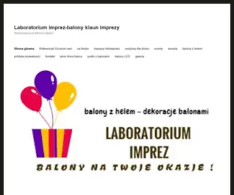 Laboratoriumimprez.pl(Laboratorium Imprez) Screenshot