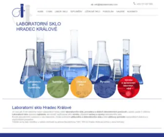 Laboratornisklo.com(Laboratorní sklo Hradec Králové) Screenshot