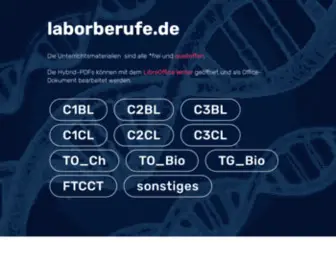 Laborberufe.de(Index) Screenshot