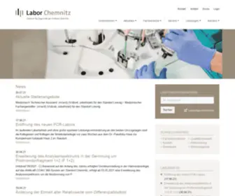 Laborchemnitz.de(Labor Chemnitz) Screenshot