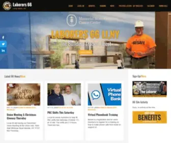 Laborers66.com(Laborers 66) Screenshot