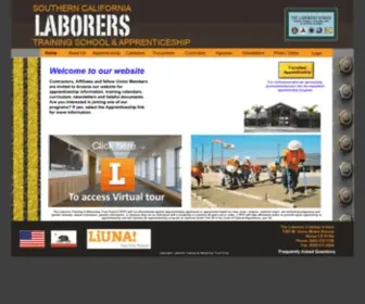 Laborerstrainingschool.com(Laborers Training School Website) Screenshot