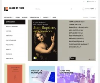 Laboretfides.com(Les Éditions Labor et Fides) Screenshot