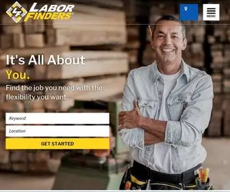 Laborfinders.com(​Labor Finders) Screenshot