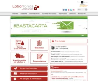 Laborfonds.it(Fondo Pensione Laborfonds) Screenshot