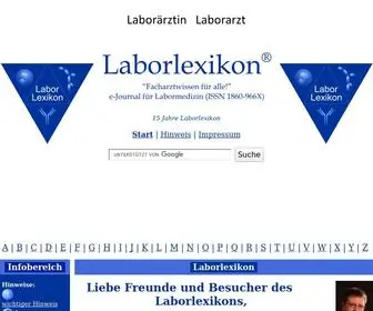 Laborlexikon.at(Facharztwissen für alle) Screenshot