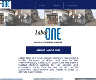 Laboronetx.com(Labor One Staffing) Screenshot