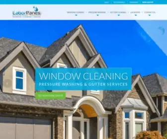 Laborpanes.com(Labor Panes Window Cleaning and Pressure Washing) Screenshot