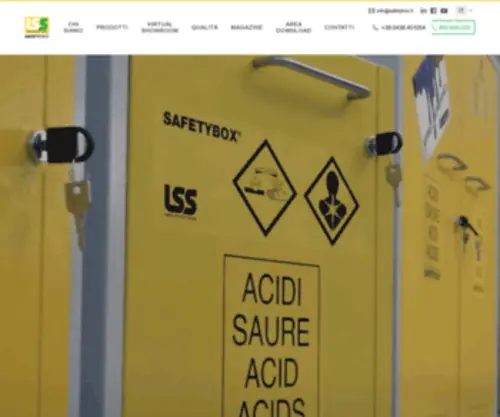 Laborsecurity.com(Safety Cabinets Safetybox) Screenshot