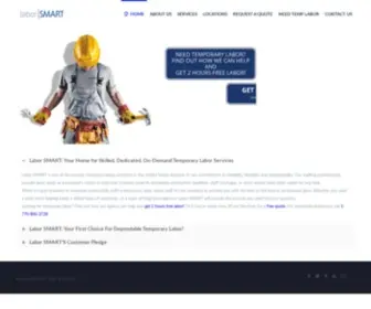 Laborsmart.com(Smart companies choose SMART) Screenshot