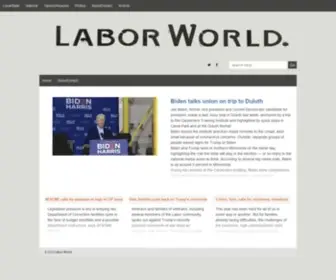 Laborworld.org(Established in 1896 in Duluth) Screenshot