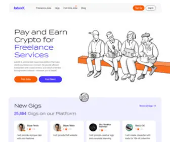 Laborx.com(Crypto Jobs) Screenshot