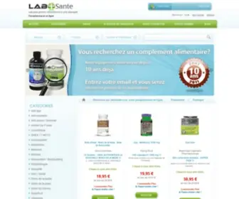 Labosante.com(Parapharmacie en ligne) Screenshot