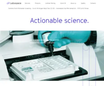 Labospace.com(We are a laboratory service provider delivering Luminex Assay Service) Screenshot