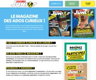 Labosvj.fr(Science & Vie Junior) Screenshot