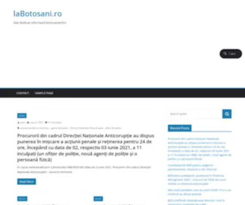 Labotosani.ro(Site dedicat informarii botosanenilor) Screenshot